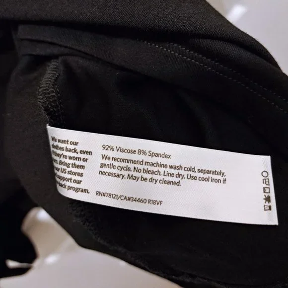 Eileen Fisher Black Jersey Jewel Neck Flare Sleeve Top Size 1X - Picture 12 of 12